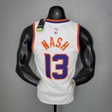 NBA Men Phoenix Suns White #13 NASH Jersey High Quality Name and Number Print