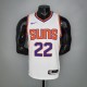 NBA Men Phoenix Suns White #22 AYTON Jersey High Quality Name and Number Print