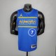 NBA Men 2021 All Star Jerseys Blue #7 DURANT Jersey High Quality Name and Number Print