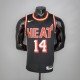 NBA Men Season 2018 Miami Heat Black #14 HERRO Jersey High Quality Name and Number Print