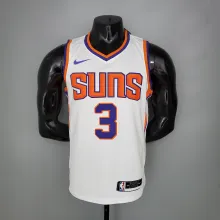 NBA Men Phoenix Suns White #3 PAUL Jersey High Quality Name and Number Print