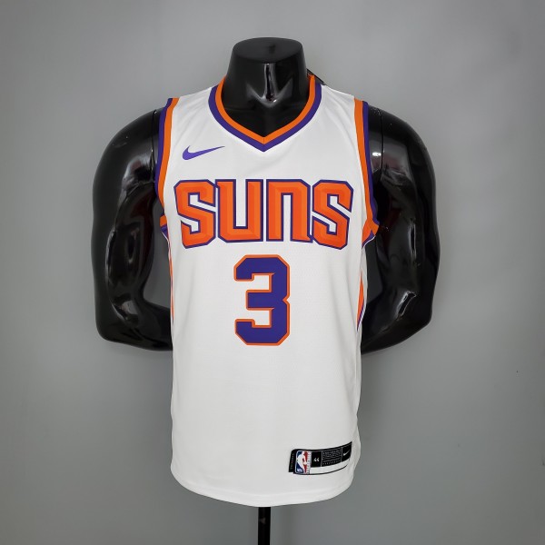 NBA Men Phoenix Suns White #3 PAUL Jersey High Quality Name and Number Print