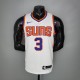 NBA Men Phoenix Suns White #3 PAUL Jersey High Quality Name and Number Print