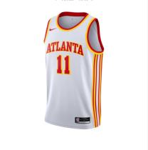 NBA Men Season 2020 Atlanta Hawks White #11 YOUNG Jersey High Quality Name and Number Print