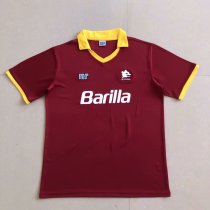 89/90 Roma Home Retro Jersey