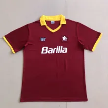 89/90 Roma Home Retro Jersey