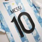 2021 Argentina home Copa América Final edition With Messi 10