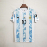 2021 Argentina home Copa América Final edition With Messi 10