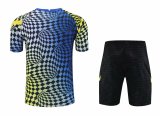 21/22 Chelsea Training Set--Short sleeve and Short Pant Training Tracksuit