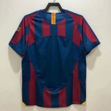 05-06 Barcelona Home Retro Jersey Champions Version