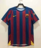 05-06 Barcelona Home Retro Jersey Champions Version