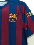 05-06 Barcelona Home Retro Jersey Champions Version