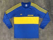 1981 Boca Home Retro Soccer Jersey Long Sleeve Thai Quality