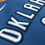 NBA Men Oklahoma City Thunder Blue #13 HARDEN Jersey High Quality Name and Number Print