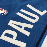 NBA Men Oklahoma City Thunder Blue #3 PAUL Jersey High Quality Name and Number Print