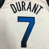 NBA Men Tokoyo Olimpics 2020 USA National White #7 DURANT Jersey High Quality Name and Number Print