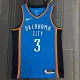 NBA Men Oklahoma City Thunder Blue #3 PAUL Jersey High Quality Name and Number Print