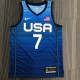 NBA Men Tokoyo Olimpics 2020 USA National Blue #7 DURANT Jersey High Quality Name and Number Print
