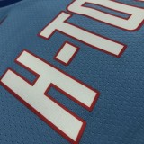 NBA Men Season 2021 Houston Rockets Light Blue City #13 HARDEN Jersey High Quality Name and Number Print