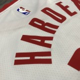 NBA Men Season 2021 Houston Rockets White #13 HARDEN Jersey High Quality Name and Number Print