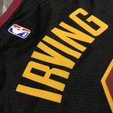 NBA Men Season 2021 Cleveland Cavaliers Black #2 IRVING Jersey High Quality Name and Number Print