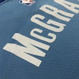 NBA Men Season 2021 Houston Rockets Light Blue City #1 MCGRADY Jersey High Quality Name and Number Print