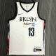 NBA Men Season 2021 Brooklyn Nets White City #13 HARDEN Jersey High Quality Name and Number Print
