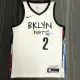 NBA Men Season 2021 Brooklyn Nets White City #2 GRIFFIN Jersey High Quality Name and Number Print