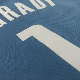 NBA Men Season 2021 Houston Rockets Light Blue City #1 MCGRADY Jersey High Quality Name and Number Print