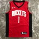 NBA Men Season 2021 Houston Rockets Red #1 MCGRADY Jersey High Quality Name and Number Print