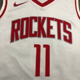 NBA Men Season 2021 Houston Rockets White #11 YAO Jersey High Quality Name and Number Print