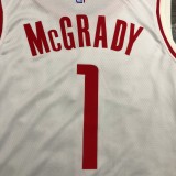 NBA Men Season 2021 Houston Rockets White #1 MCGRADY Jersey High Quality Name and Number Print