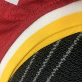 NBA Men Houston Rockets Red with Yellow Lines #3 PAUL Jersey High Quality Name and Number Print