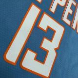 NBA Men Los Angeles Clippers Light Blue #13 GEORGE Jersey High Quality Name and Number Print