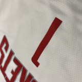 NBA Men Season 2021 Houston Rockets White #1 MCGRADY Jersey High Quality Name and Number Print