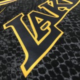 NBA Men Los Angeles Lakers Black #0 WESTBROOK Round Neck Jersey High Quality Name and Number Print
