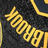 NBA Men Los Angeles Lakers Black #0 WESTBROOK Round Neck Jersey High Quality Name and Number Print