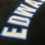 NBA Men Minnesota Timberwolves Retro Black #1 EDWARDS Jersey High Quality Name and Number Print