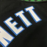NBA Men Minnesota Timberwolves Retro Black #21 GARNETT Jersey High Quality Name and Number Print