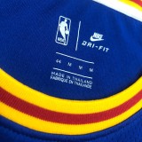NBA Men Golden State Warriors Retro Blue #11 THOMPSON Jersey High Quality Name and Number Print