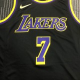 2021 NBA #7 ANTHONY  Lakers Bonus Edition Black NBA Jersey  High Quality Name and Number Print