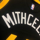 NBA New Season 2021 Men Utah Jazz Black City #45 MITCHELL Jersey High Quality Name and Number Print
