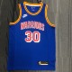 NBA Men Golden State Warriors Retro Blue #30 CURRY Jersey High Quality Name and Number Print