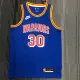 NBA Men Golden State Warriors Retro Blue #30 CURRY Jersey High Quality Name and Number Print