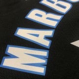 NBA Men Minnesota Timberwolves Retro Black #3 MARBURY Jersey High Quality Name and Number Print