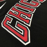 NBA Men Chicago Bulls Black #2 BALL Jersey High Quality Name and Number Print