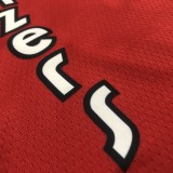 NBA Portland Trail Blazers Retro Red #00 ANTHONY Jersey High Quality Name and Number Print
