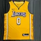 NBA Los Angeles Lakers 19-20 New Yellow #0 WESTBROOK Jersey High Quality Name and Number Print