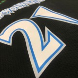 NBA Men Minnesota Timberwolves Retro Black #21 GARNETT Jersey High Quality Name and Number Print