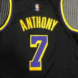 2021 NBA #7 ANTHONY  Lakers Bonus Edition Black NBA Jersey  High Quality Name and Number Print